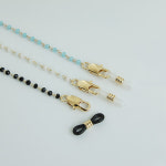 촘촘 오닉스 비즈 체인 안경 줄 선글라스 스트랩 걸이 : 굿아이즈