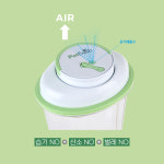 스마트 진공용기 펫 프레쉬 강아지 고양이 반려동물 애견 사료 간식 보관통 건전지포함 : 제이와이케이테크