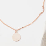 14K 스마일 체인 발찌 18K 티 코인 이니셜 여자 금발찌 : 골드링