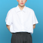 무지 반팔 남방 (화이트) BS112_N : 부반장닷컴