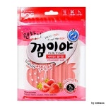 애완 개껌 (딸기) 100g 간식 애견 치석 충치 강아지 : 제이엔팩토리