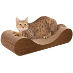 고양이 스크레쳐 소파 브라운 장난감 골판지 스크래쳐 : 월드잡화점