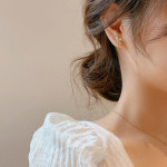 보보  미엔느 큐빅 플라워 은침귀걸이 : BoBo