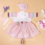 명윤한복 색동의 조화로움 연서 여아한복 : 명윤한복