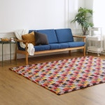 퀼트 순면 대형 거실 누빔 카페트 러그 패드 레트로레드 SS : ARGIO  아르지오