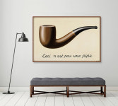 르네마그리트작품 이미지의배반 인테리어명화그림액자 : 글그림가게