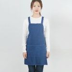 오투라이프 에이프런 후염 데님 청 미니 앞치마( 원피스형,H형) : 오투라이프몰