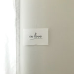 인 러브 ( in Love ) 레터러링 엽서 : 재주 작업실