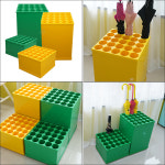 대용량 철제 우산꽂이 우산함 우산포장기 정리함 보관함 대용량 업소용 철재 초등학교 유치원 : 코리아마루