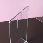 아크릴 칸막이 가림막 (약국용 패스트푸드 식당 계산대 네일샵 병원 바둑학원 기원 학원 창구형) 다양한사이즈 : 끌림광고