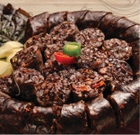 토속 피순대1kg 찰쌀순대 고기순대 내장 오소리 곱창 : 전복마을