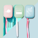 제논 UV USB 충전 칫솔 살균기 치약 휴대용 케이스 유치원 어린이집 새학기 선물 : 이즈와이솔루션