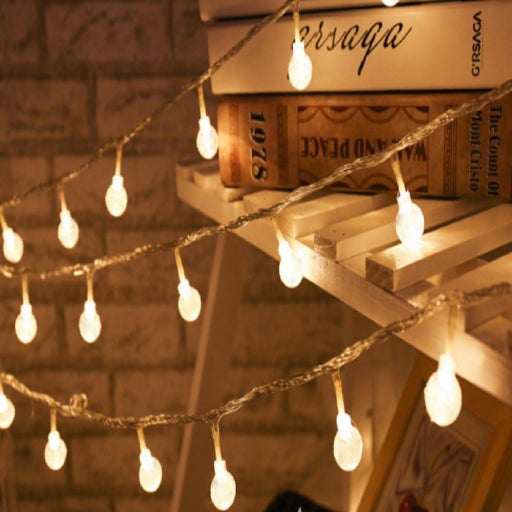 LED 앵두 버블 캠핑 코튼볼 꼬마 차박알 전구 테라스 루프탑 아이방 벙커침대 조명 : 더 소꿉