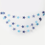 감성 캠핑 차박 인테리어 블루 별 가랜드 DD-09869 : 다데