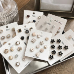 레이디 매너 브로치 단추 오픈방지 옷핀 미니 브로치10p 민망함 제로 화이트 : 인터지엔