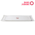 [바로주방] CRAART 화이트 도자기 - 퓨전 직사각접시 / A0694-2025, A0694-24 : 바로주방