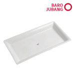 [바로주방] CRAART 화이트 도자기 - 퓨전 뷔페용 특직사각접시 / A0170-2125 : 바로주방