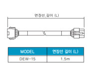 DKM 연장선/리드선 1.5M (모터와 컨트롤러 연장용),디케이엠 : SY 모터몰