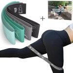 MVN Resistance Bands Set Exercises Guide Printed on Loop Bands to Tone Legs Butt Core and : 해피웰빙