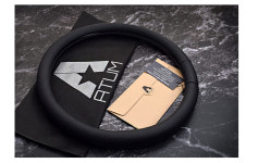 아툼(ATUM) 타공 핸들커버 370~380 공용 순정형 블랙 베이지 원형 디컷 모닝 레이 스파크 셀토스 K3 K5 K7 bmw 아반떼 소나타 스포티지... 