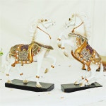 백마세트 미니어쳐 인테리어 백마 장식소품 : 우리풍성상회