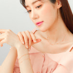 14k 큐블리 퐁당 여자 금 팔찌 심플 데일리 : 제이몽드 주얼리