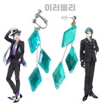 트위스티드 원더랜드 트위스테 제이드 코스프레 의상 옥타비넬 교복 : 이러블리