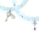 로맨틱 스카이 아쿠아마린 원석팔찌 : EARTH : 어스닷컴