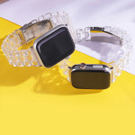 애플워치7 6 SE 5 4 3  45/44/42/41/40/38mm 전품목 투명 실리콘 밀레니즈 스트랩 : 키키스