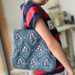 프랑스 자수 페브릭 에코백 만들기 DIY : 예닮숲공작소