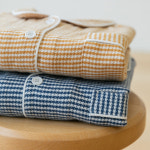 커플 잠옷 기모 순면 플란넬 잠옷세트 잔체크 파자마 신혼부부 생일선물 : 재야홈