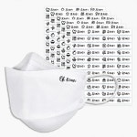 네임스티커 마스크 꾸미기 주문제작 어린이집 필수준비물 등원준비 : 꼬모네임