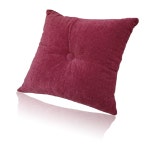 Luxury Fabric Belgium velvet Cherry-Pink square button Cushion (Microfiber 솜포함) : 까사비앙카 연희정