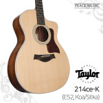 테일러 어쿠스틱기타 214ce-K(ES2, Koa/Sikta) TAYLOR 통기타 픽업장착 : 주식회사 피스뮤직