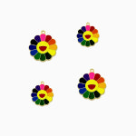 무지개 스마일꽃 에폭 펜던트 해바라기 키링 만들기 재료 악세사리 부자재 [2종] : 루아앤로니