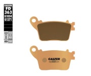[GALFER] YZF-R6 리어 브레이크 패드 [SINTERED] FD363 G1371 : 위바이크