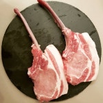 제주 흑돼지 프랜치랙 1kg 돈마호크 : 솔직한농부