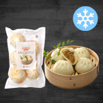 가메골손왕만두 고기왕만두 김치  10개입 (+미니단무지) 만두피가 다른 정통 남대문 소문난 맛집 : 아라얍