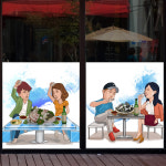 시트지,맞춤제작,인테리어시트지,diy시트지,셀프인테리어스티커,창문시트지,창문인테리어,상업용,홍보용,바다,회,횟집,회수산,생선, : 낭만... 