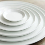 일본 수입 그릇 접시 아리타 1616 Round Plate White 6P 세트 : 정s 테이블