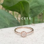 [ 92.5 silver ] 루케테 천연원석 반지 - silver ring : 루케테오피셜