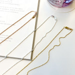 문스샵/ 925 은목걸이 실버 체인 순은 목걸이 안경줄 겸용 은 마스크 걸이 마스크 스트랩 양쪽 목걸이줄 마스크목걸이 목걸이스트랩 목줄... 