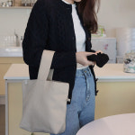 [원스트랩백] M사이즈 코듀로이 토트 데일리백 핸드메이드 밀호밀 milhomi : milhomil