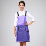 보라 반투명포켓형 H형 우레탄방수앞치마 : 올리브가운