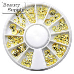 휠30 메탈 금속 찡 참 스터드 셀프 젤네일 아트 재료 파츠 바닷가시리즈 : 뷰티써플라이