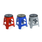 호프집의자 포차 오락실 당구장 고깃 고기 집 모장마차 플라스틱 회전 원형 야외용 의자 : 비전2020