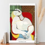 파블로 피카소 명화 no26 꿈 드림 패브릭포스터 XS (19 x 28cm) : 헤이데이윤