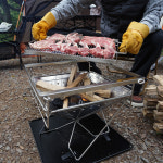 매드독캠프 1.5T 캠핑 화로대 BBQ 프리미엄 불멍 화로대 : 매드독캠프