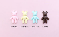 컬러풀베어 팬던트 참장식 : 조안패브릭