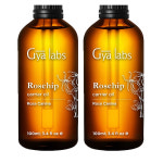 Gya Labs Organic Rosehip Oil 지야 랩스 로즈힙 캐리어 오일 100ml(3.4oz) 2팩 : 유니에이블